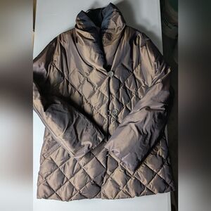 Women's Quilted Brown Jacket